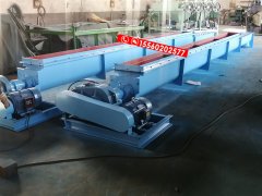 無軸螺旋輸送機，含水量30%污泥輸送機，LS320-8米無軸螺旋輸送機