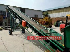 寧夏裝車皮帶機、8米長移動升降皮帶輸送機報價/圖片